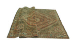 Semi Antique Zandra Rust/Ivory Rug, 5'6" x 8'7"