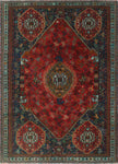 Semi Antique Uldana Red/Grey Rug, 7'0 x 8'11