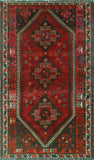 Vintage Paisley Red/Ivory Runner, 5'0 x 8'2