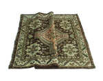 Fine VTG Azusena Rust/Ivory Rug, 3'9" x 5'2"