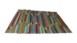 Winchester Nurten Rust/Blue Rug, 6'7" x 10'0"