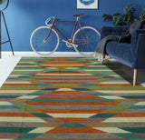 Winchester Dannelle Rust/Green Rug, 10'0" x 13'9"