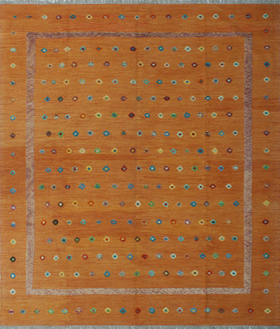 Berjasta Amia Orange/Purple Rug, 8'9 x 9'6