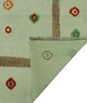 Berjasta Ansar Green/Orange Rug, 8'11" x 11'11"