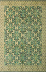 Balochi Alp Ivory/Lt. Green Rug, 6'7 x 10'2