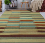 Winchester Gulsezim Beige/Burgundy Rug, 7'10" x 9'8"