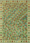 Balochi Nurjanat Lt. Blue/Ivory Rug, 5'9 x 7'11