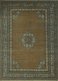 Vintage Bensu Brown/Grey Rug, 9'8 x 12'10