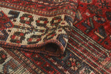 Vintage Muqadas Red/Beige Rug, 5'1" x 8'0"
