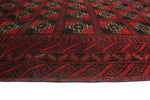Vintage Jania Red/Charcoal Rug, 3'6" x 6'3"