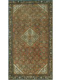 Semi Antique Hadiya Rust/Brown Rug, 5'7" x 10'0"