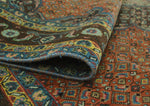 Semi Antique Noorahme Rust/Brown Rug, 6'5" x 9'10"