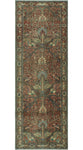 Vintage Khorshid Brown/Ivory Runner, 5'7 x 9'9