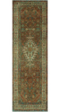 Vintage Bemelle Grey/Ivory Runner, 3'3 x 10'6