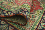 Vintage Culbart Magenta/Navy Rug, 3'0" x 4'4"
