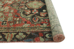 Vintage Radbourn Rust/Charcoal Rug, 3'6" x 6'7"