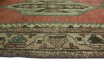 Vintage Collis Rust/Beige Runner, 3'3" x 9'10"