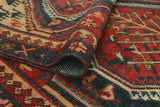 Vintage Radley Red/Charcoal Rug, 4'0" x 7'5"