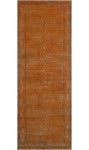 Vintage Shirin Rust/Ivory Runner, 3'9" x 10'10"