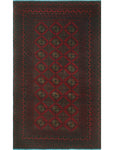 Vintage Royston Red/Navy Rug, 3'7" x 6'0"