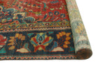Vintage Erhan Red/Navy Rug, 4'9" x 6'2"