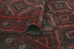 Vintage Richard Navy/Red Rug, 2'9" x 5'2"