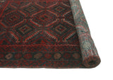 Vintage Richard Navy/Red Rug, 2'9" x 5'2"