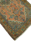 Semi Antique Kontar Rust/Ivory Rug, 3'6" x 6'7"