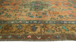 Semi Antique Kontar Rust/Ivory Rug, 3'6" x 6'7"