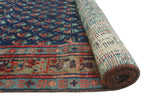 Vintage Martha Navy/Brown Runner, 2'11" x 6'5"