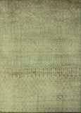 Balochi Xzavier Ivory/Green Rug, 9'9 x 13'10