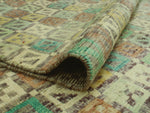 Balochi Anila Ivory/Purple Rug, 8'2" x 11'6"