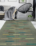 Winchester Ofelia Grey/Blue Rug, 6'4" x 9'8"