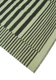 Winchester Binnur Ivory/Black Rug, 5'1" x 6'7"
