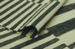 Winchester Binnur Ivory/Black Rug, 5'1" x 6'7"