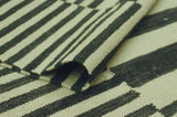 Winchester Binnur Ivory/Black Rug, 5'1" x 6'7"