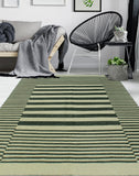 Winchester Binnur Ivory/Black Rug, 5'1" x 6'7"