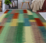 Winchester Benefsha Green/Rust Rug, 8'4" x 9'11"