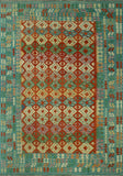 Sangat Halil Lt. Green/Rust Rug, 8'4 x 11'3