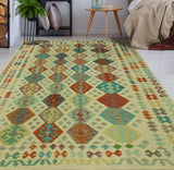 Sangat Reynold Ivory/Rust Rug, 6'8" x 9'6"