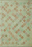 Sangat Azuzena Ivory/Rust Rug, 6'9 x 9'9