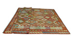 Sangat Nobu Rust/Green Rug, 6'6" x 9'7"