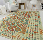 Sangat Araily Ivory/Rust Rug, 6'10" x 9'10"