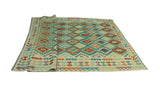 Sangat Jazmin Ivory/Rust Rug, 7'0" x 9'9"