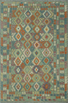 Sangat Jasiel Grey/Rust Rug, 6'10 x 9'10