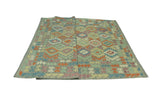 Sangat Jasiel Grey/Rust Rug, 6'10" x 9'10"