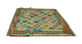 Sangat Rafiki Ivory/Rust Rug, 6'8" x 10'0"