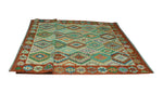 Sangat Lorine Ivory/Rust Rug, 6'8" x 9'10"