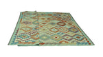 Sangat Arlena Ivory/Rust Rug, 6'7" x 9'7"