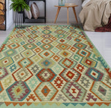 Sangat Arlena Ivory/Rust Rug, 6'7" x 9'7"